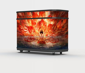 Pantalla LED de DJ, cabina de DJ, pantalla LED de DJ, mesa de barra de pantalla LED de escritorio frontal para festivales de música electrónica para escenario de fiesta de club nocturno - Product Image 2