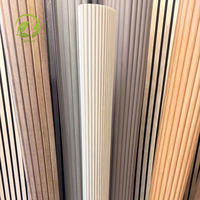 Panneaux muraux flexibles en MDF, panneaux de placage pliables pour revêtement de colonnes cylindriques, réception de bureau, inodores, ignifuges