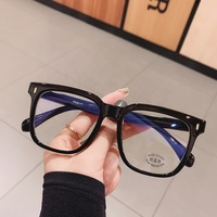 2026 Unisex Optische Eckige Brillengestelle Schwarz Transparent Blaulichtfilter-Brille für Männer und Frauen Klare Brillen Diamantgesichtsform