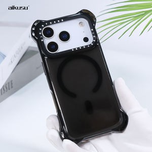 Étui de téléphone en époxy transparent noir - Product Image 6