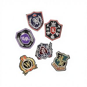 Duo Cool Logo brodé sur ordinateur en fil de polyester, accessoires vestimentaires, autocollant brodé pour chapeaux et sacs, DIY pour carnet de notes - Product Image 1