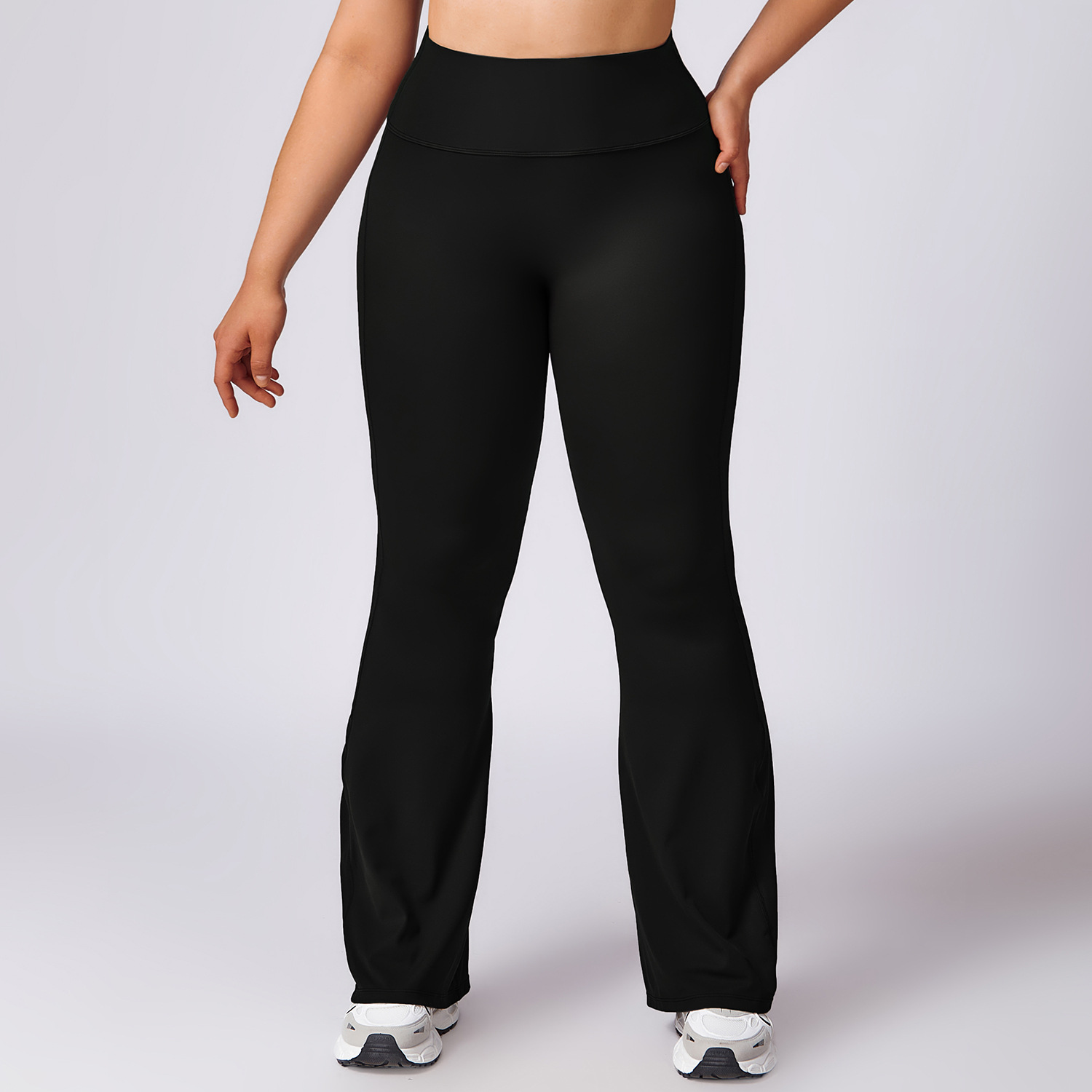 pantalon évasé noir