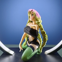Figura de Anime de Chica en Pose de Rodillas, Modelo de Anime para Adultos, Figura GK Coleccionable, Decoración, Adorno