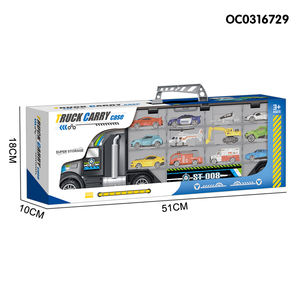Brinquedo de caminhão de carga preço razoável, atacado com 12pcs mini carro, modelo, brinquedos, avião - Product Image 6