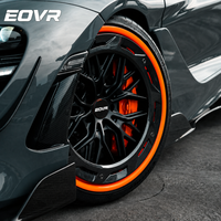 Rines EVOR Forjados de Fibra de Carbono Personalizados, Diseño Cóncavo Profundo, 5x114.3 5x120 5x130 5x127, 19 20 21 22 Pulgadas para Mercedes Audi C8 C6 GTR