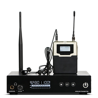 Système de surveillance intra-auriculaire professionnel UHF J8820 sans fil à bas prix d'usine OEM avec type de surveillance pour scène, studio d'enregistrement,