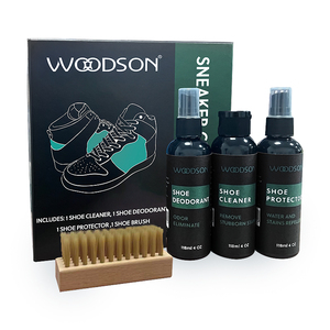 Kit de limpiador de zapatos de 120ml personalizado, desodorante <span class=keywords><strong>para</strong></span> zapatillas de deporte, entrenador en aerosol, limpiador de zapatos deportivos de <span class=keywords><strong>tenis</strong></span> y <span class=keywords><strong>spray</strong></span> repelente al agua - Product Image 1