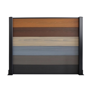 Hot Sale Low Cost WPC Composite Garden Fence Panels 3D Model <strong>Number</strong> WPC Frame Eco-Friendly 6x6ft Privacy - Product Image 2