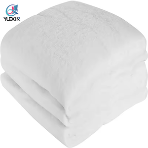 Paquete de 3 3 mantas de nieve esponjosas artificiales de 8 pies para árboles de vacaciones de Navidad y creaciones artesanales nevadas - Product Image 1