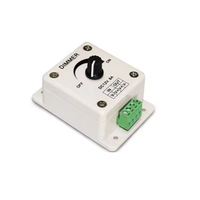 ESann DC12-24V 8A bouton manuel gradateur interrupteur retard hors projecteur luminosité couleur unique led mono contrôleur de gradation