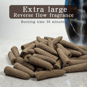 Encens Chinois <span class=keywords><strong>Zen</strong></span> à Reflux Grande Capacité en Bois d'Aloès Naturel et Bois de Santal pour Aromathérapie, Salle de Thé et Salon - Product Image 1