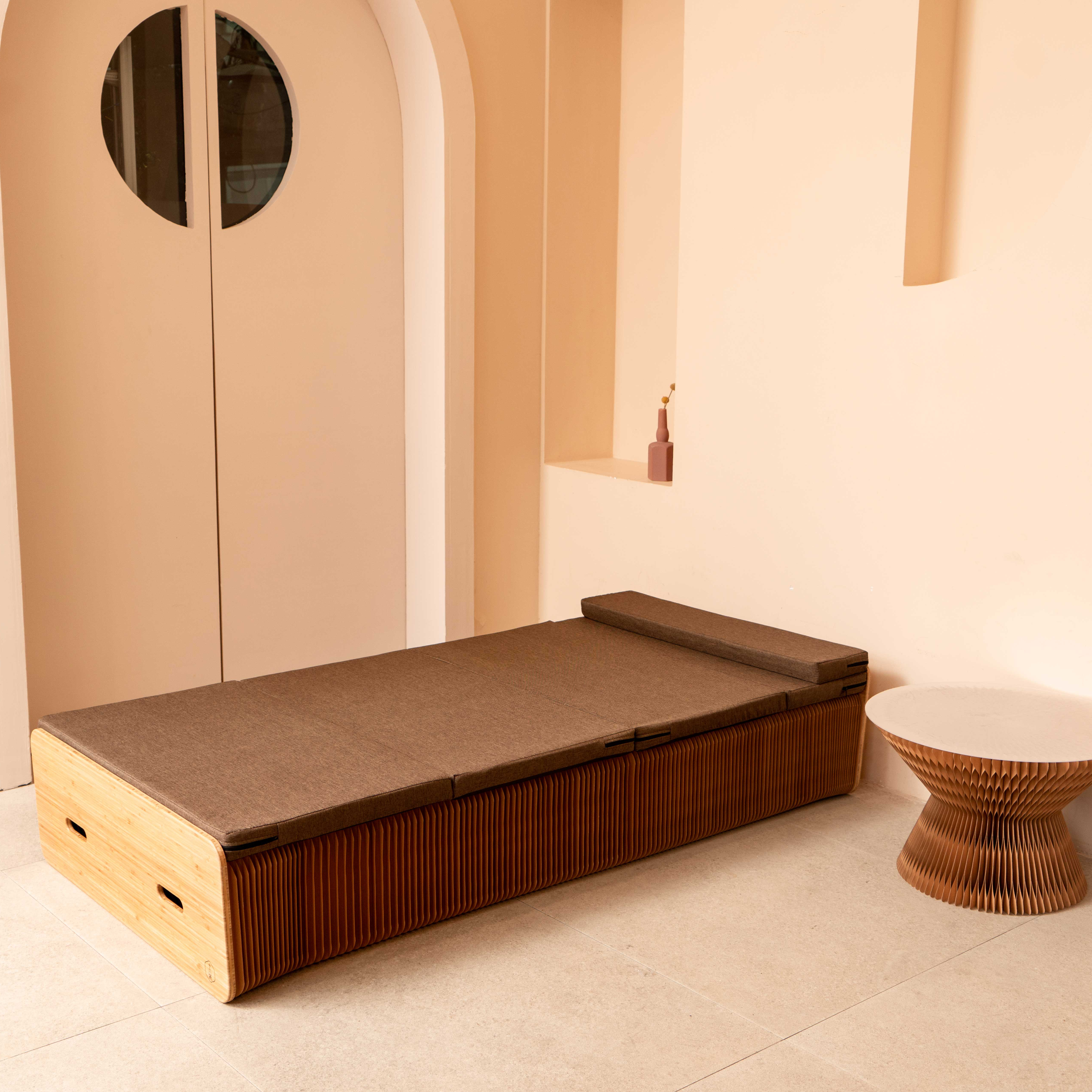 Ihpaper Foldable Paper Bed - Space Saving Eco-Friendly Furniture