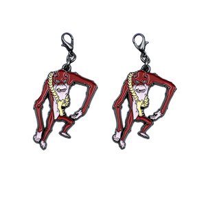 Llavero Giratorio de Alta Gama con Esmalte Metálico Duro, Diseño de Animal, Cerdo, Piña y Fruta - Product Image 5