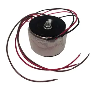 Özelleştirilmiş ODM ODM 0-110V 50-60Hz sn 0-12-24-copper bakır tel alüminyum tel Toroidal trafo