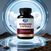 Capsules diététiques en vrac de 90 unités : extrait de berbérine, de courge amère et de cannelle de Ceylan