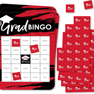 Cartes de <span class=keywords><strong>jeu</strong></span> de <span class=keywords><strong>bingo</strong></span> de remise de diplôme imprimables, activité de fête pour la cérémonie de remise de diplôme, célébration de fin d'études - Product Image 2