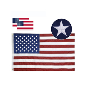 Large Flying 100%Polyester <strong>Custom</strong> Country <strong>Flag</strong> Banner Sublimation <strong>Print</strong> 3x5 American <strong>Flag</strong> with Logo - Product Image 2