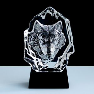 Premi del trofeo del <span class=keywords><strong>leone</strong></span> della testa di <span class=keywords><strong>lupo</strong></span> di cristallo della tigre del <span class=keywords><strong>leone</strong></span> dell'aquila erano del premio per l'uccisione del <span class=keywords><strong>lupo</strong></span> souvenir commemorativi regali premi per animali di <span class=keywords><strong>lupo</strong></span> - Product Image 3