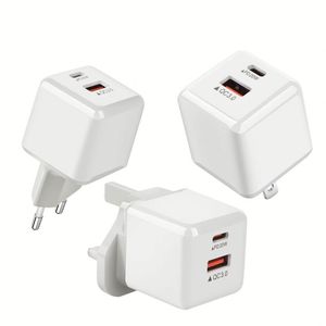 QC3.0 PD 20W Quick Charger A+<b>C</b> Power <b>Adapter</b> <b>Type</b> <b>C</b> Charger Block Travel Portable Charge <b>USB</b>-<b>C</b> Charger for Smart Phones - Product Image 2