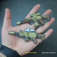 Insignia de PVC Creativa de Morale con Diseño de Rifle de Asalto SIG SAUER Versión Q XM7, Hecha en China