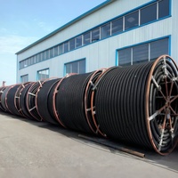 Легкий гибкий внешний кабельный канал из ПНД высокого давления (HDPE) для оптоволоконных телекоммуникационных подземных кабелей, рулон 50м/100м, SN8