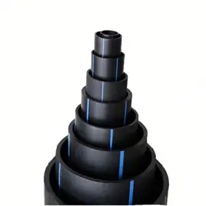 Environment Friendly PE100 Recycled HDPE PE Water Supply High Pressure Polyethylene Pipe Price