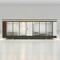 Maison capsule préfabriquée extensible pour l'extérieur, maison capsule moderne modulaire, maison préfabriquée mobile de luxe