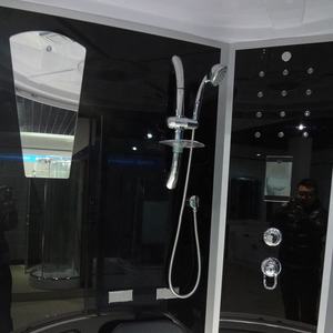 Sauna Multifuncional con Vapor Seco y Húmedo, Luz LED, Ondas <span class=keywords><strong>de</strong></span> Vapor, Bandeja Deslizante Abierta para Hotel o Apartamento - Product Image 6