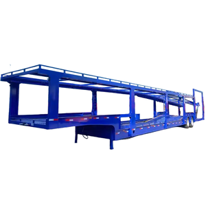 8/10 voitures transportant véhicule voiture transporteur remorque acier voiture transporteur Semi remorque finition galvanisée remorquage Dolly remorque à vendre - Product Image 3