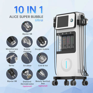 Máquina de Belleza Hydra Alice 10 en 1 para Rejuvenecimiento de la Piel, Limpieza Facial, Microdermoabrasión, Oxígeno, Agua, H2O2, Super Burbujas - Product Image 1