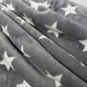 Accogliente coperta invernale in poliestere 100% all'ingrosso con Design natalizio a doppio strato renna stella 60*70 "plaid reversibili - Product Image 4