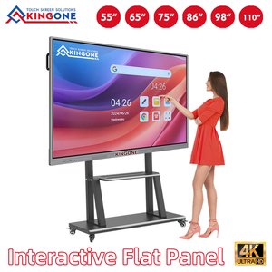 Tablette interactive multimédia tout-en-un de 75 à 86 pouces pour l'enseignement, tableau blanc électronique pour la <span class=keywords><strong>maternelle</strong></span>, écran tactile, tableau intelligent - Product Image 1