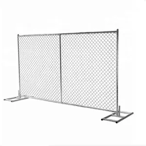 美国6英尺x 12英尺链节临时围栏面板，用于活动