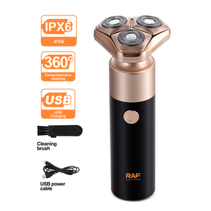 RAF 3W Hair Shaver Grooming Device With Floating Fit Design IPX6 <b>Waterproof</b> Body USB Charging and Lithium Battery Shave - Product Image 5