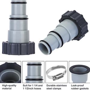 Adaptateur de tuyau flexible INTEX pour <span class=keywords><strong>pompe</strong></span> de filtration de <span class=keywords><strong>piscine</strong></span>, adaptateur de <span class=keywords><strong>piscine</strong></span> 1,25 pouce, accessoires de <span class=keywords><strong>piscine</strong></span> - Product Image 3