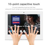 RK3566 RK3568 Tablette de bureau en forme de L Signage Android Wifi tablette tactile 10.1 pouces avec support pour l'éducation Restaurant Pos Menu