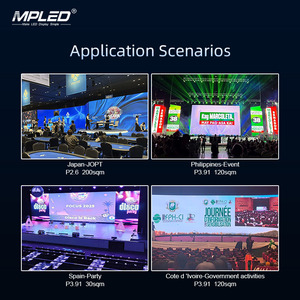 Pantalla led para interiores y exteriores, panel de pantalla MPLED para alquiler de escenarios, P3, p3.91, P4, P4.81 - Product Image 6