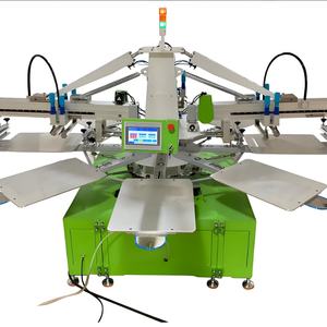 Automatic 4-Color Octopus Screen Printing <b>Machine</b> for <b>T</b>-<b>Shirts</b> New Condition With Drying Feature Motor and PLC Core Components - Product Image 5
