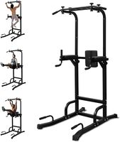 IUNNDS OEM Nuevo diseño Power Tower Entrenamiento de fuerza Pull up Bar Station Estación de inmersión ajustable Gimnasio en casa Equipo de fitness