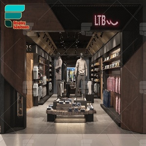 Muebles de Madera para Tienda de Ropa Masculina con Estilo Moderno, Mobiliario para Tienda Minorista, Interior de Tienda de Ropa para Salón de Belleza - Product Image 2