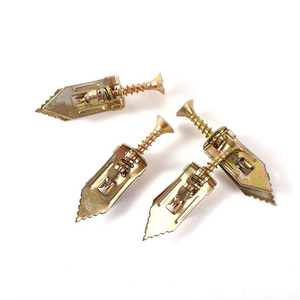 Marteau d'ancrage en métal plaqué zinc jaune de haute qualité dans les fixations de plaques de plâtre - Product Image 3