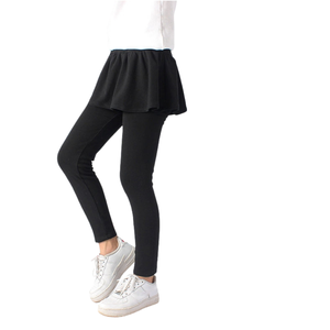 Women's High Waist Full Length Fitness Sports Yoga Pants & Tennis <b>Skirt</b> with Legging Quick Dry Spandex/Nylon 220g Custom Colors - Product Image 1