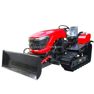 2024 New 50 horsepower crawler rotary cultivator small agricultural excavator rotary cultivator manufacturers