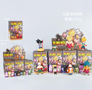 Figurines de personnages d'anime Dragon Ball, boîte mystère, jouets en PVC <span class=keywords><strong>Super</strong></span> Saiyan, figurine d'action Son Goku dans une boîte surprise pour cadeau d'enfant - Product Image 4