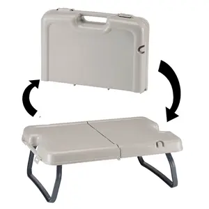 多用途便携式床电脑折叠桌折叠野餐使用学习折叠储物桌