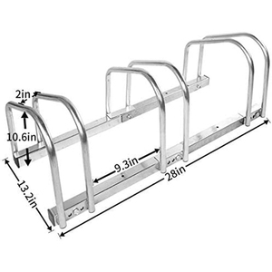 JH-Mech ODM Espaces à fort trafic économisant le stockage commercial <span class=keywords><strong>de</strong></span> 8 vélos Support <span class=keywords><strong>de</strong></span> stationnement <span class=keywords><strong>de</strong></span> <span class=keywords><strong>vélo</strong></span> en acier traité anti-corrosion - Product Image 4