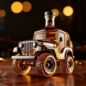 Tùy Chỉnh 300Ml Rượu Vang Chai Xe-Hình Nút Chai Kim Loại Phẳng Nút Chai Màn Hình In Ấn Khắc Xi Lanh Hình Dạng Cho Rượu Vang Tùy Chọn Bao Bì - Product Image 6