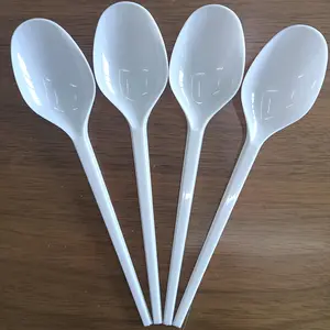 Offre Spéciale en plastique jetable soupe crème glacée cuisine mesure miel PS cuillère