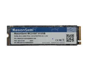 For Mason Semi MC3100T 512GB External Laptop SSD Used M.2