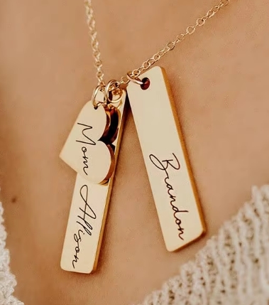 Rose gold (1pc chain+1pc heart+2pc bar)
